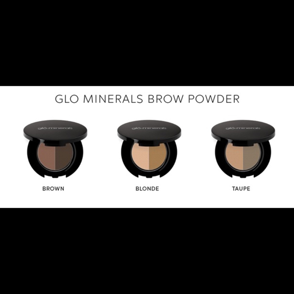 Taupe brow powder duo by Glo Minerals
